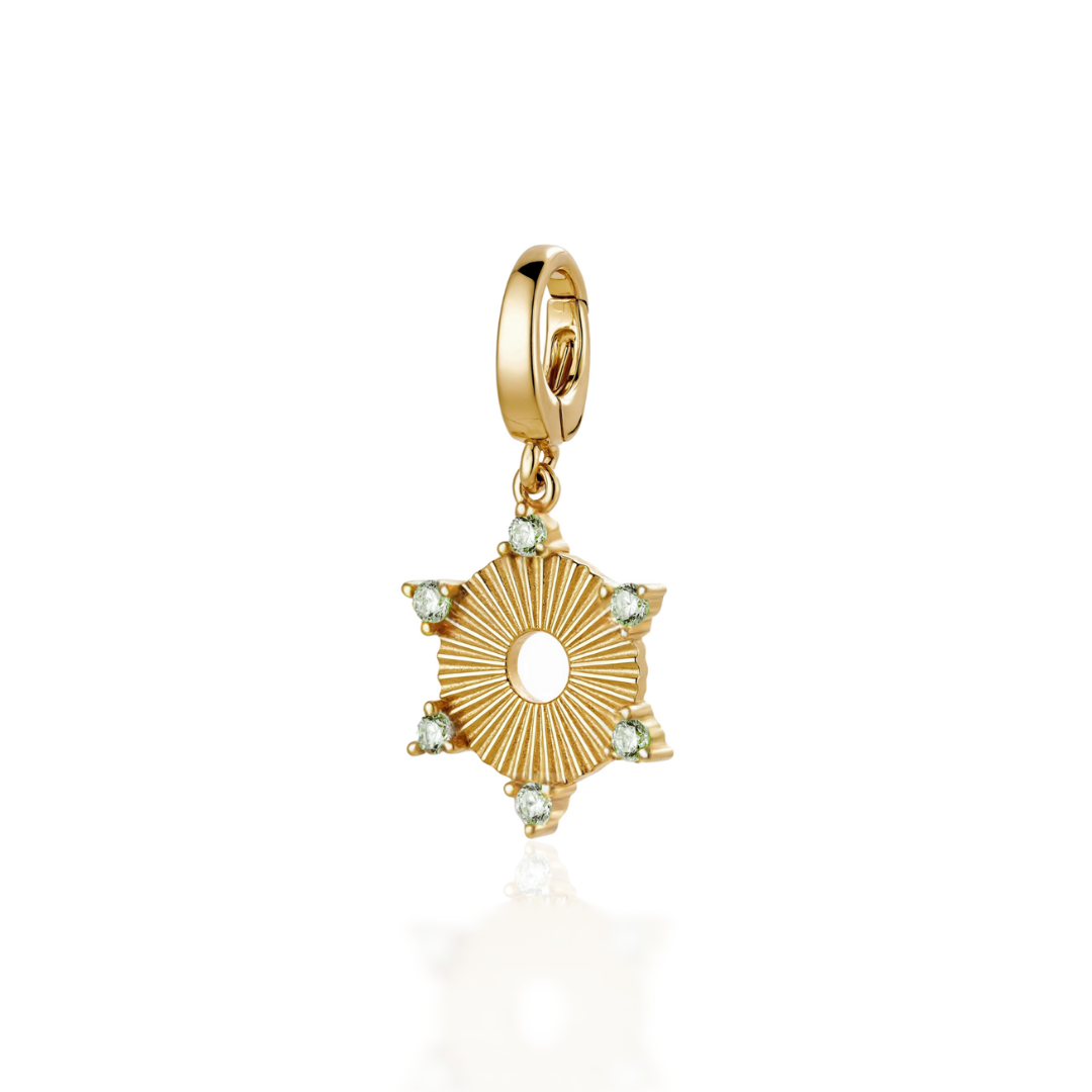 Circle Fan Charm