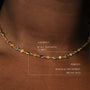 Evie Gemstone Choker Necklace - Multi Gemstone - Grove & Vae