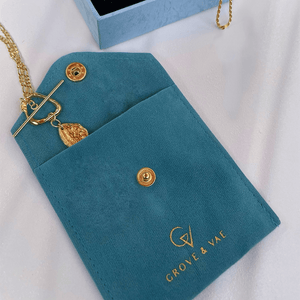 Signature Velvet Jewellery Pouch - Grove & Vae