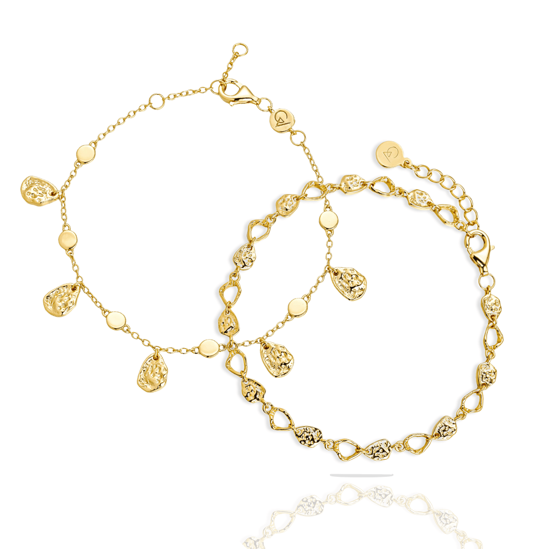 Verona Charm & Signature Mini Bracelet Set - Grove & Vae