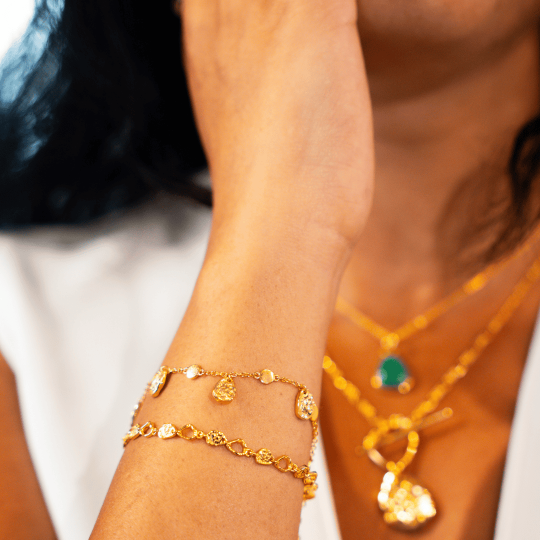 Verona Charm & Signature Mini Bracelet Set - Grove & Vae