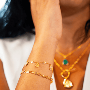 Verona Charm & Signature Mini Bracelet Set - Grove & Vae