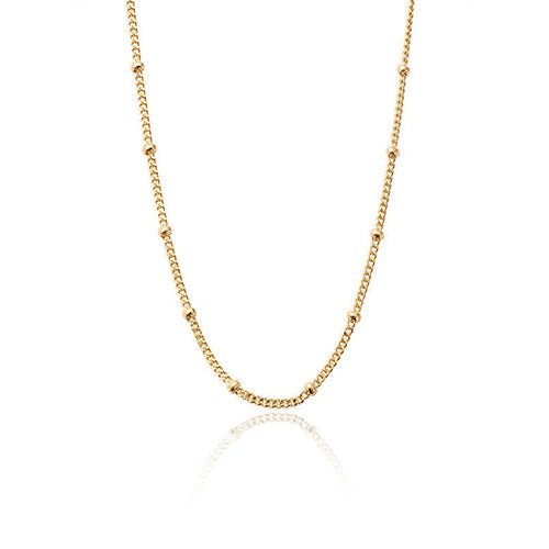 Gold Bead Chain Necklace - Grove & Vae