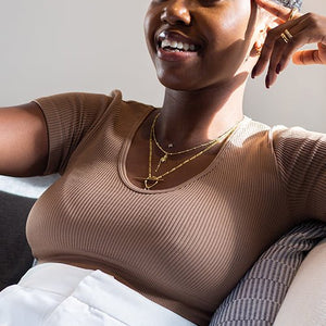 Honeypot Gold Bead Necklace - Grove & Vae