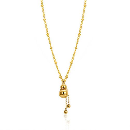 Honeypot Gold Bead Necklace - Grove & Vae