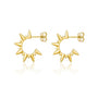 Rizer Gold Spike Earrings - Grove & Vae