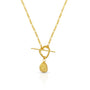 Verona Gold Figaro T - Bar Necklace - Grove & Vae